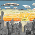 Windows 7 cartoon