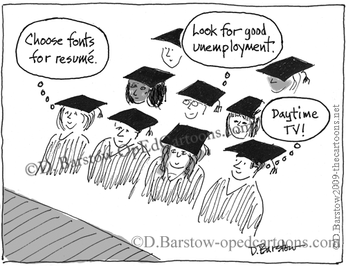 graduation cartoon with chuckles