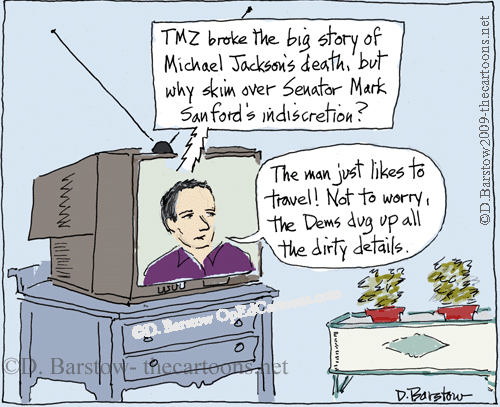 Mark Sanford cartoon with TMZ