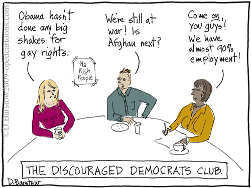 the discouraged Democrats Club