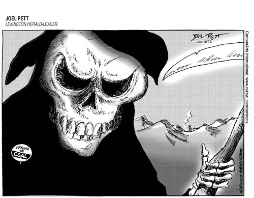 Joel Pett death cartoon from Gocomics.com