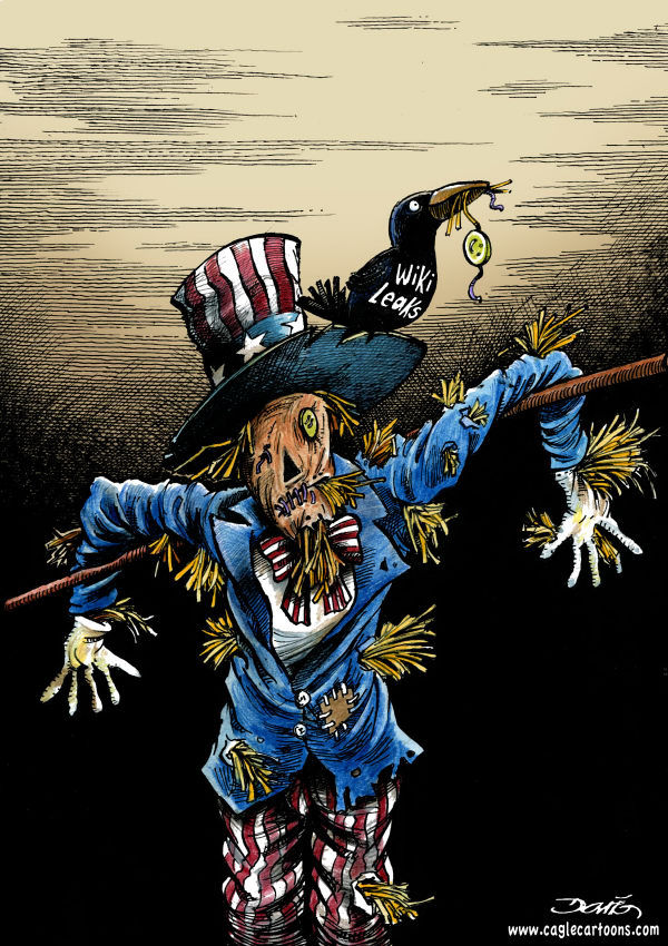 Dario Castillejos cartoon on WikiLeaks